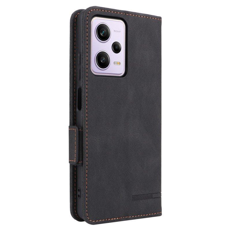 Etui Na Telefon do Xiaomi Redmi Note 12 Pro Etui Folio Stylowy Efekt Skóry