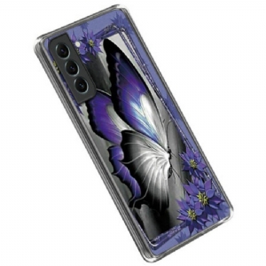 Etui do Samsung Galaxy S23 5G Fioletowy Motyl