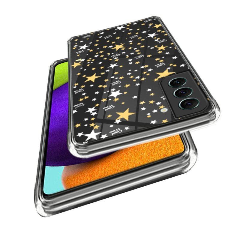 Etui do Samsung Galaxy S23 5G Przezroczyste Gwiazdy / Serca