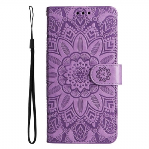 Etui Folio do Samsung Galaxy S23 5G Mandala Sun Ze Smyczą