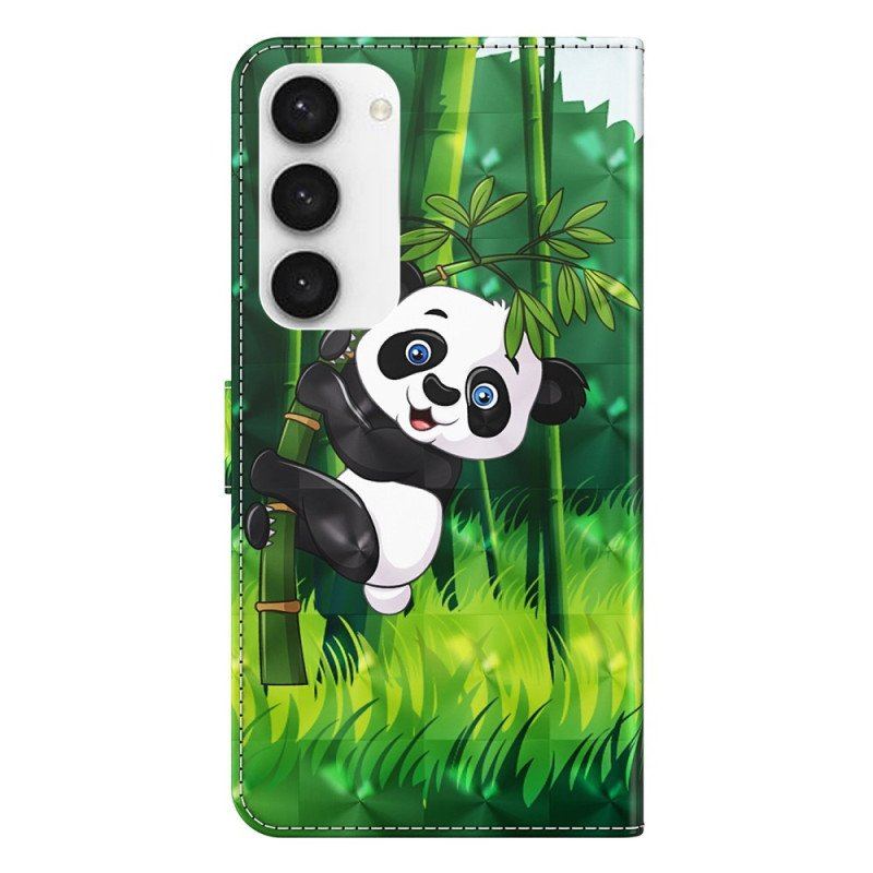 Etui Folio do Samsung Galaxy S23 5G Panda Bambus