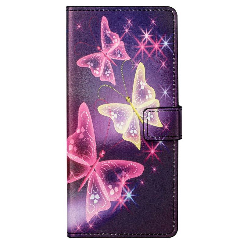 Etui Folio do Samsung Galaxy S23 5G Piękne Motyle