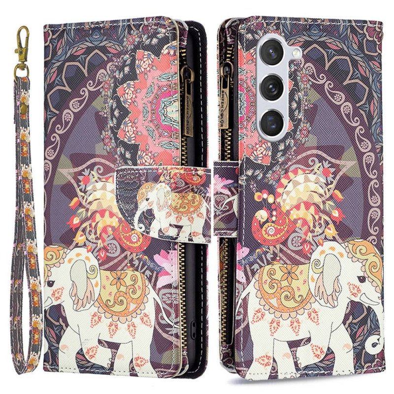 Etui Folio do Samsung Galaxy S23 5G Portfel Portfel Słonia