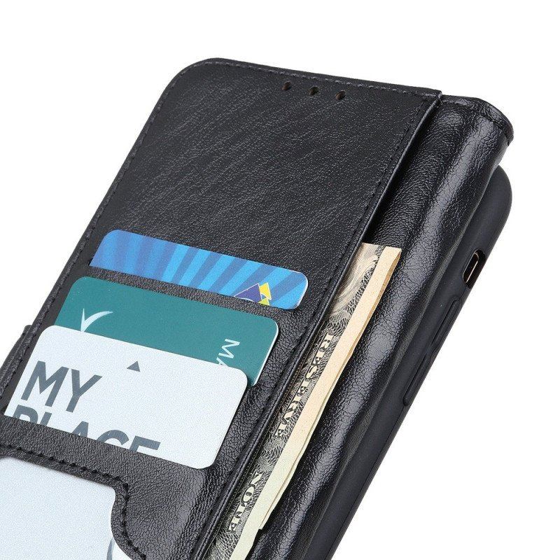 Etui Folio do Samsung Galaxy S23 5G Teksturowana Sztuczna Skóra