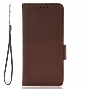 Etui Folio do Samsung Galaxy S23 5G Ultra Cienkie Podwójne Zapięcie