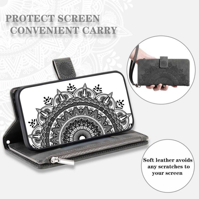 Etui Folio do Samsung Galaxy S23 5G Wielofunkcyjna Mandala