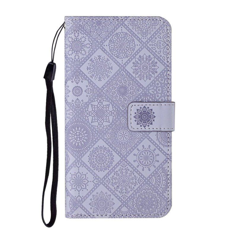 Etui Folio do Samsung Galaxy S23 5G Wzór Gobelinu