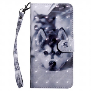 Etui Folio do Samsung Galaxy S23 5G z Łańcuch Stringi Husky