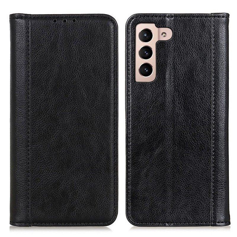 Etui Na Telefon do Samsung Galaxy S23 5G Etui Folio Dwoina Skóry