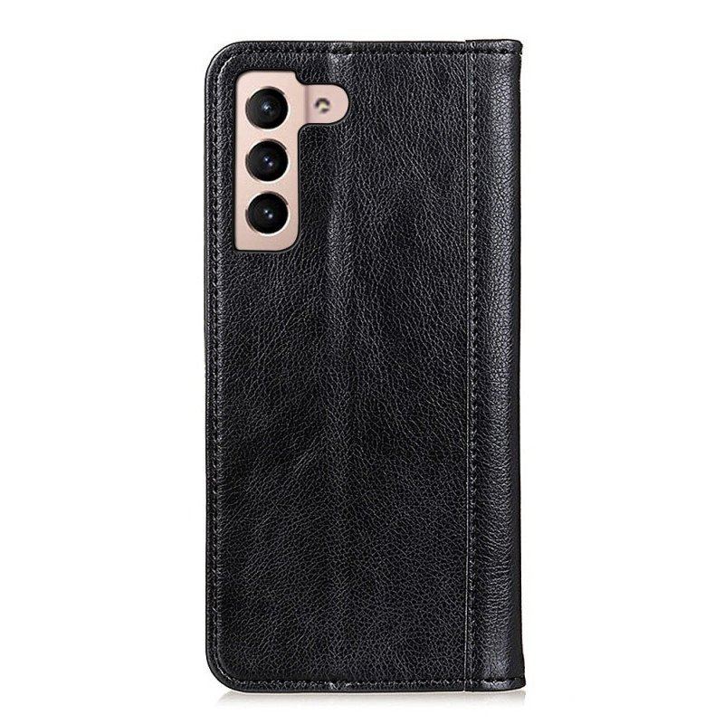 Etui Na Telefon do Samsung Galaxy S23 5G Etui Folio Dwoina Skóry