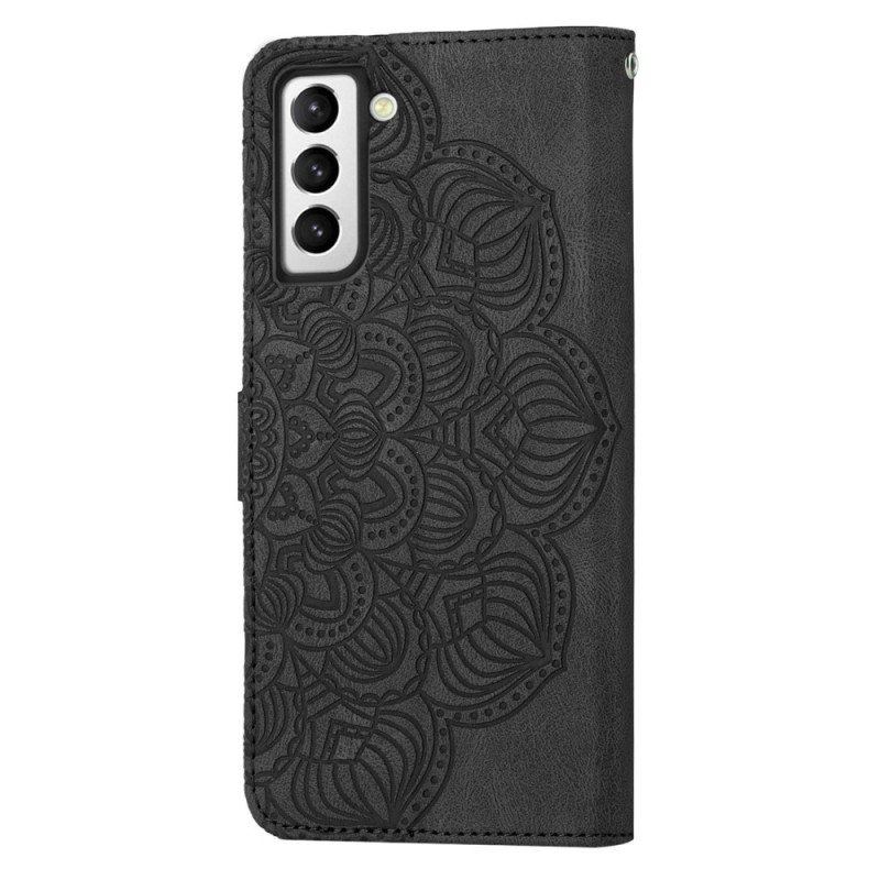 Obudowa Etui Na Telefon do Samsung Galaxy S23 5G z Łańcuch Paskowata Mandala