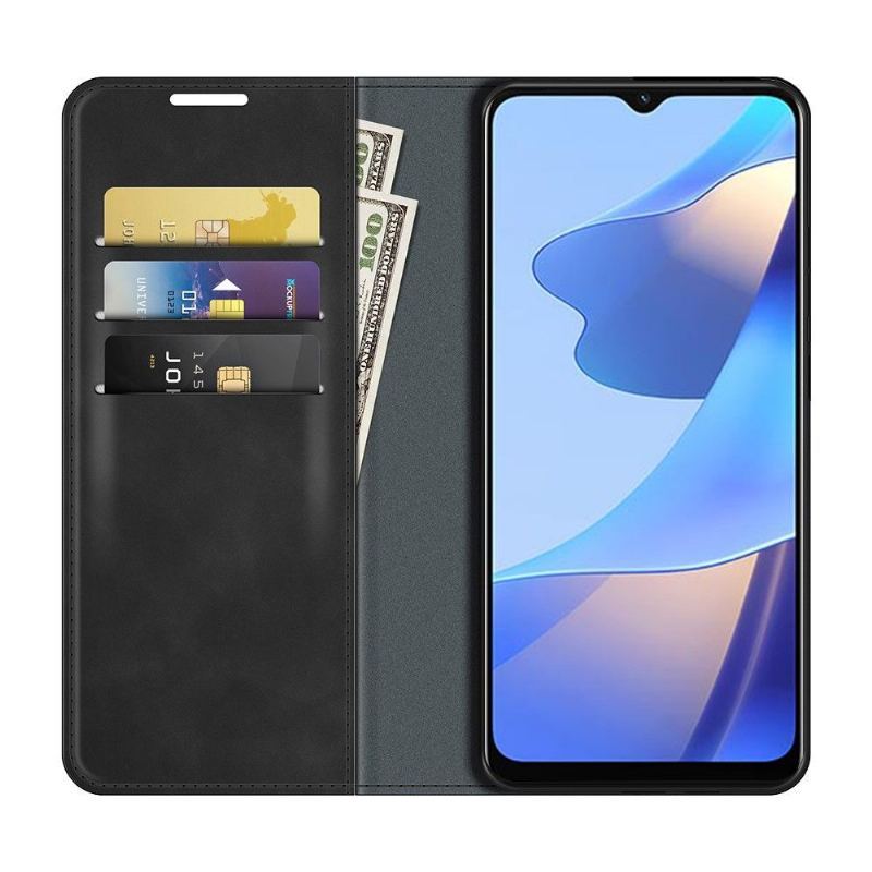 Etui do Oppo A16 / A16s Faux Skórzany Stojak Funkcyjny