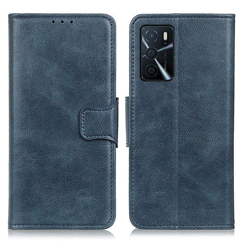 Etui Folio do Oppo A16 / A16s Classic Skórzany Futerał Faux Leather Folio Stand Funkcja