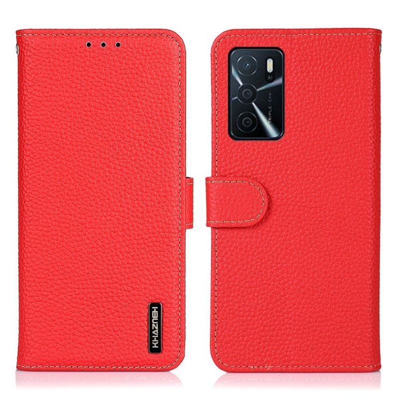 Etui Folio do Oppo A16 / A16s Khazneh Skóra Ziarnista