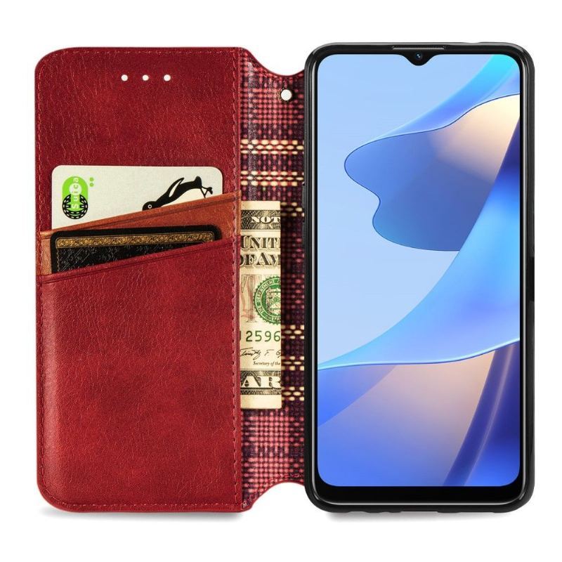 Etui Folio do Oppo A16 / A16s Kub Design Posiadacz Karty