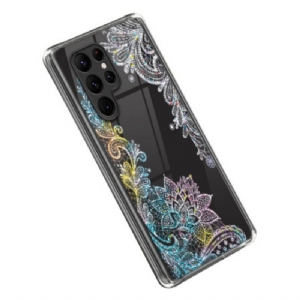 Etui do Samsung Galaxy S23 Ultra 5G Bezszwowa Koronkowa Mandala