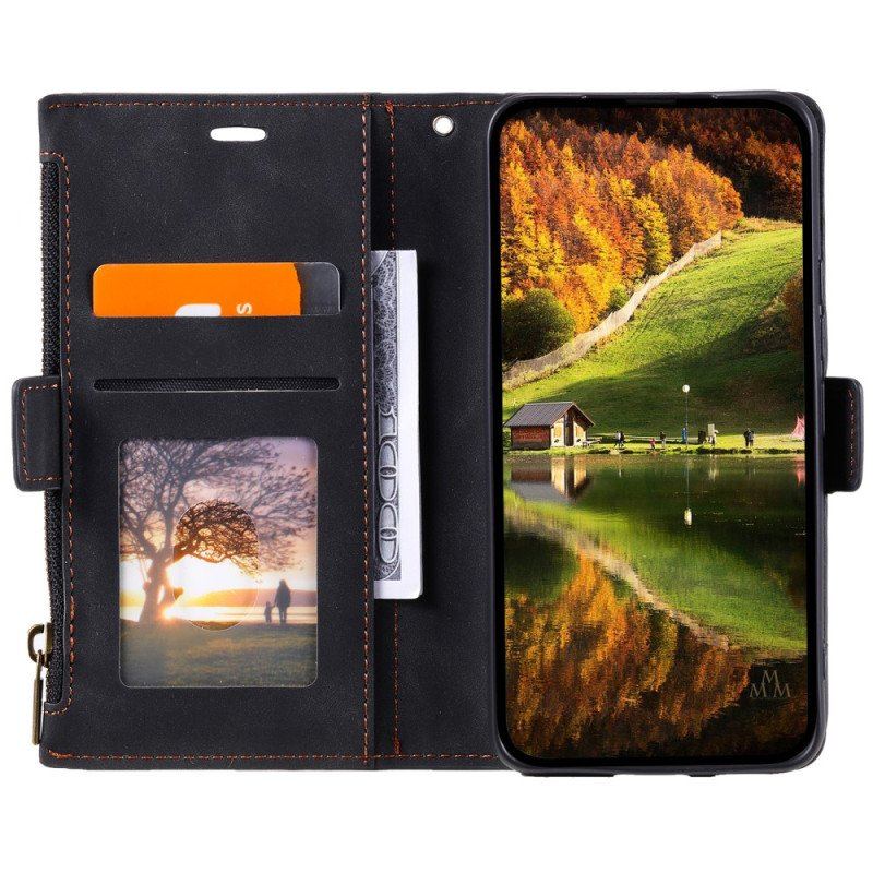 Etui Folio do Samsung Galaxy S23 Ultra 5G Tylny Uchwyt Na Mapę