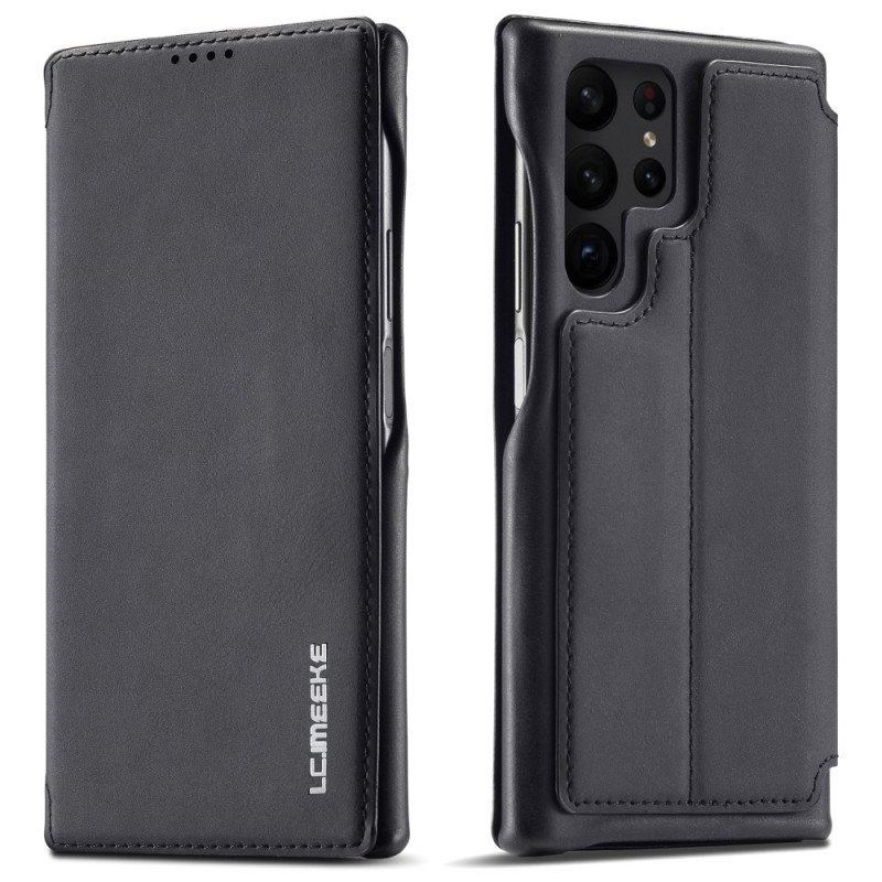 Etui Na Telefon do Samsung Galaxy S23 Ultra 5G Etui Folio Efekt Skóry Lc.imeeke Efekt Skóry