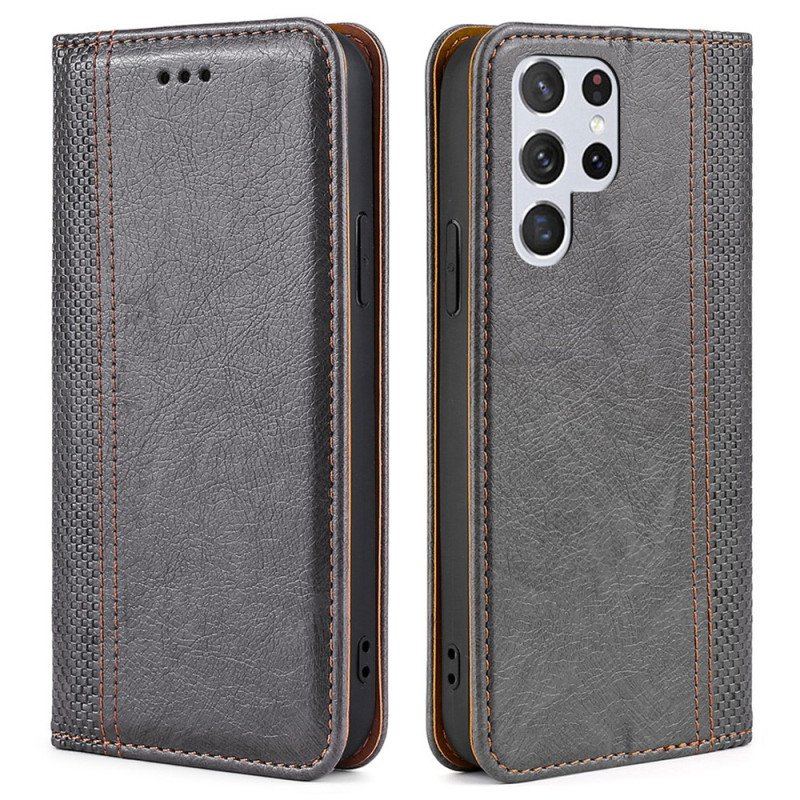 Etui Na Telefon do Samsung Galaxy S23 Ultra 5G Etui Folio Zabytkowy Styl