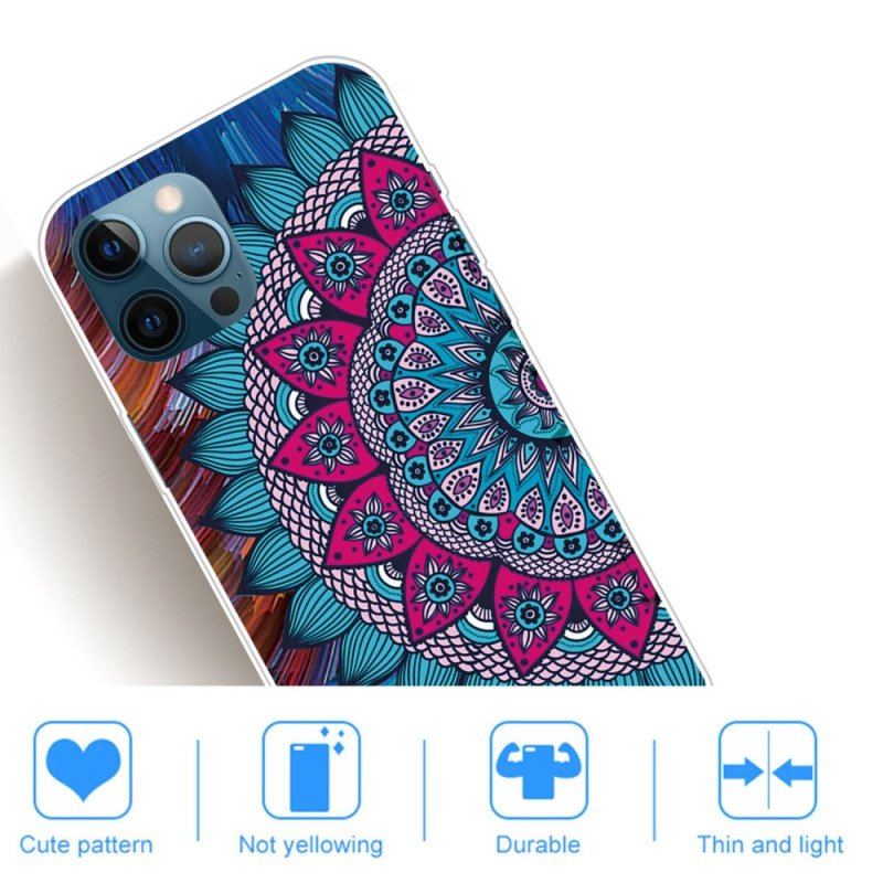 Etui do iPhone 14 Pro Max Kolorowa Mandala