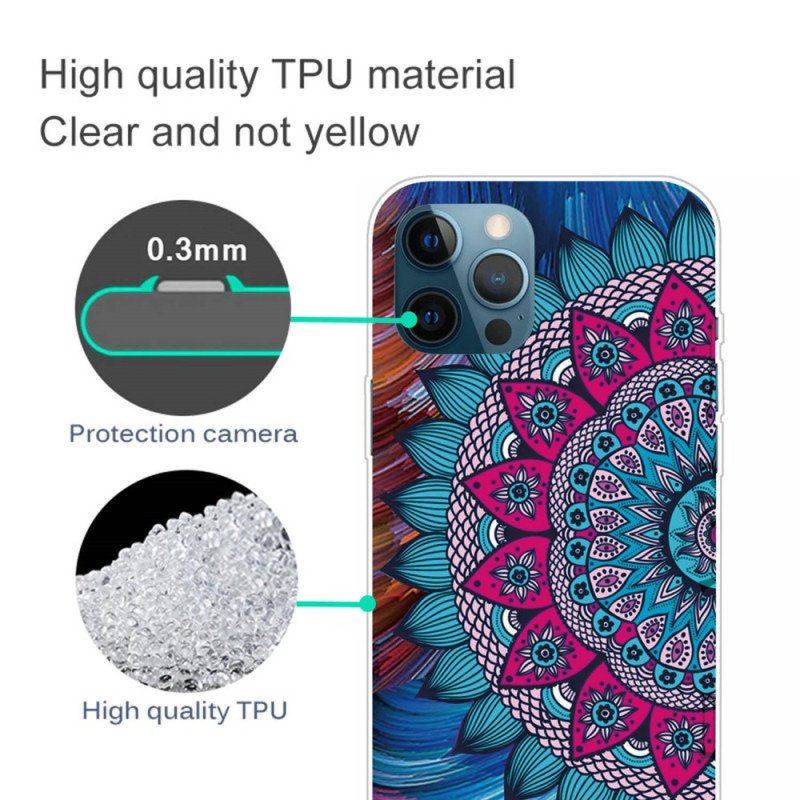 Etui do iPhone 14 Pro Max Kolorowa Mandala