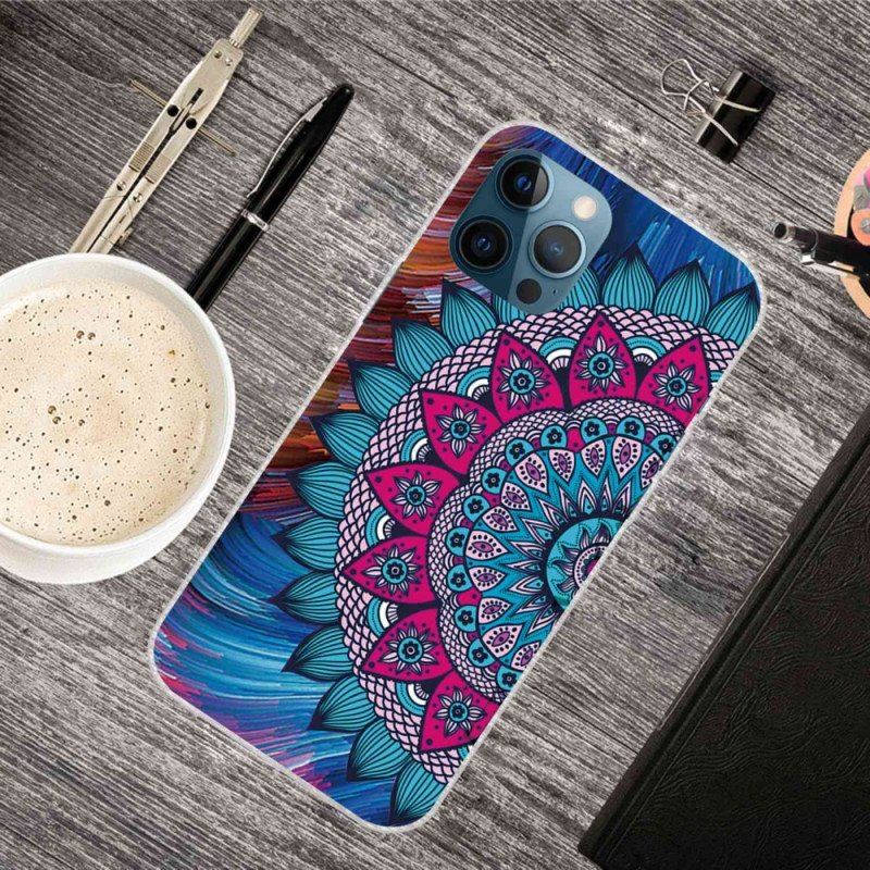 Etui do iPhone 14 Pro Max Kolorowa Mandala