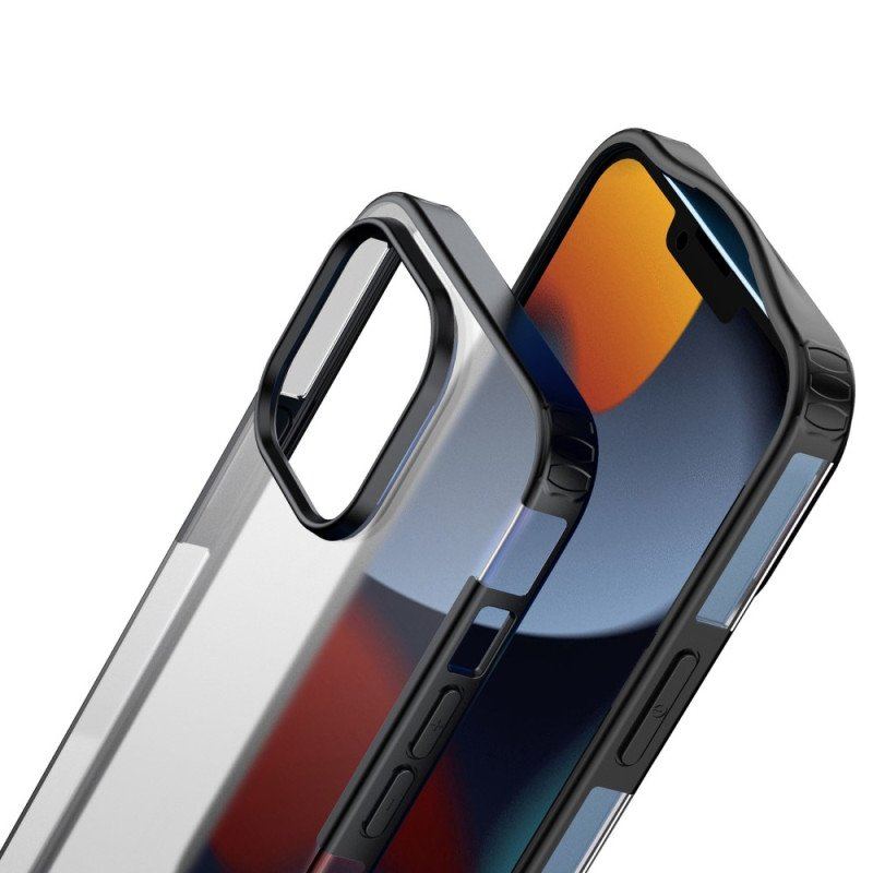 Etui do iPhone 14 Pro Max Półprzezroczyste Silikonowe Krawędzie