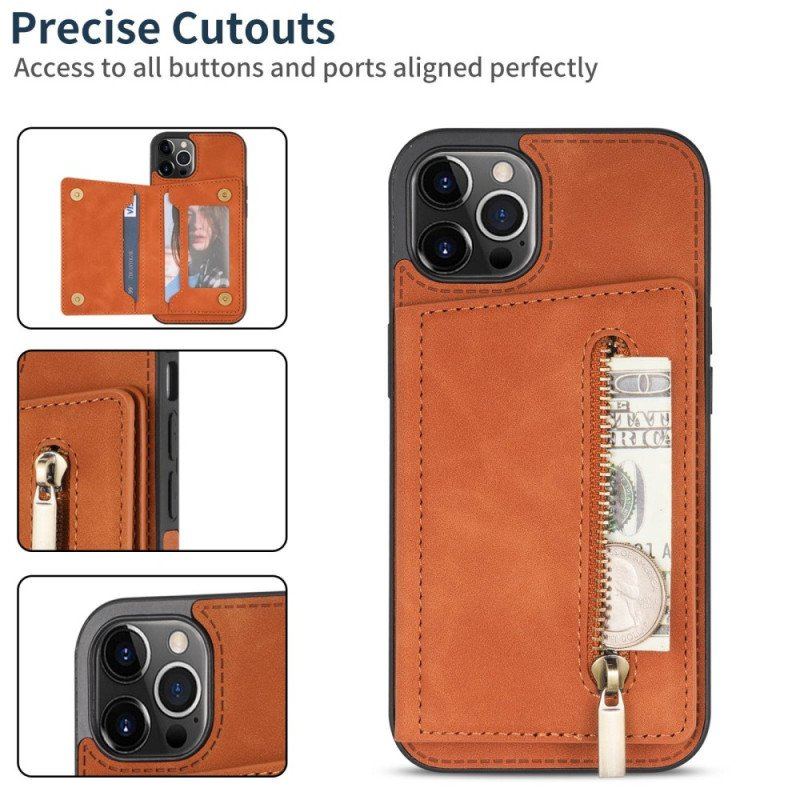 Etui do iPhone 14 Pro Max Portfel Portfel Pomocy Technicznej Bez Użycia Rąk