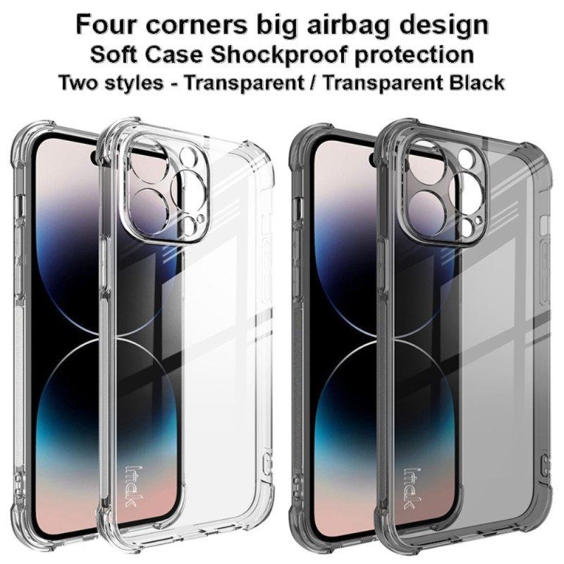 Etui do iPhone 14 Pro Max Przezroczyste Narożniki Poduszki Powietrznej Imak