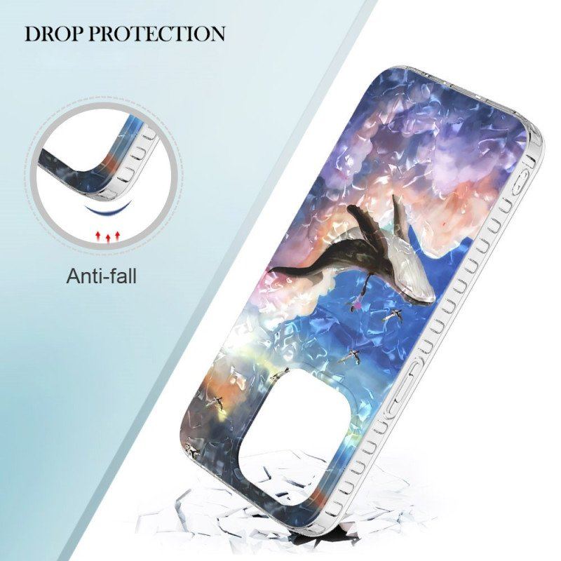 Etui do iPhone 14 Pro Max Stylizowany Wieloryb