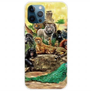 Etui do iPhone 14 Pro Max Zwierzęta Safari