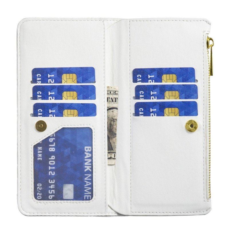 Etui Folio do iPhone 14 Pro Max Kolorystyka Binfen Pikowana