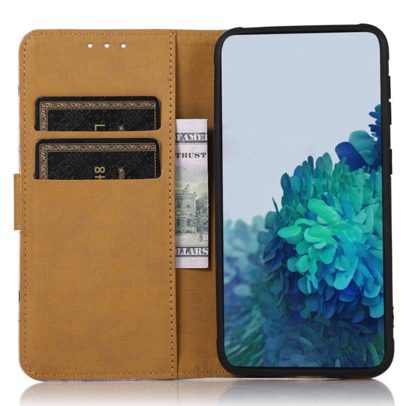 Etui Folio do iPhone 14 Pro Max Wieża Eiffla Poety