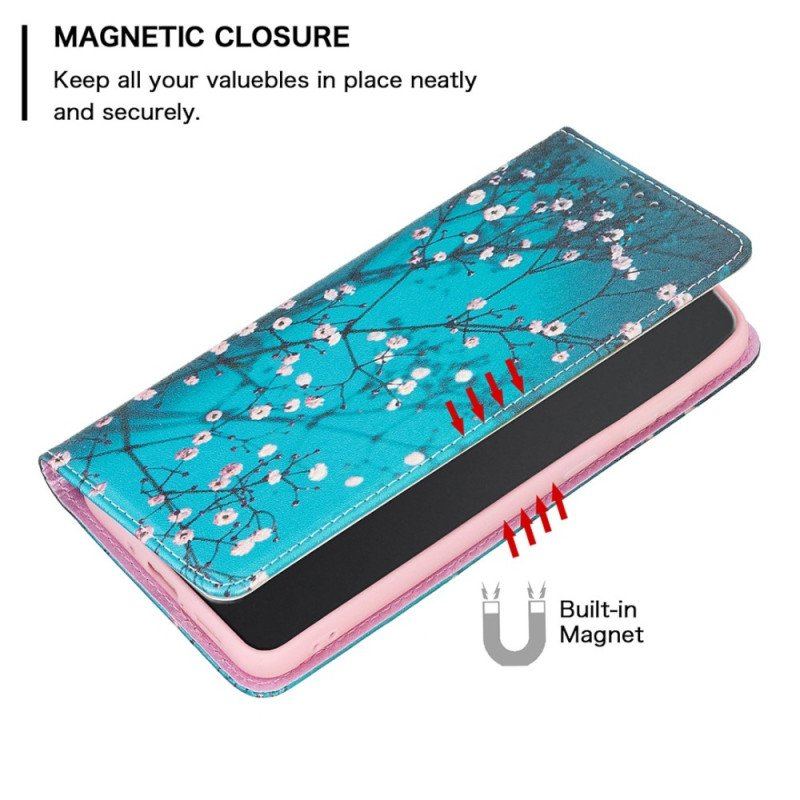 Etui Na Telefon do iPhone 14 Pro Max Etui Folio Kwiaty