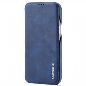 Etui Na Telefon do iPhone 14 Pro Max Etui Folio Lc.imeeke Efekt Skóry