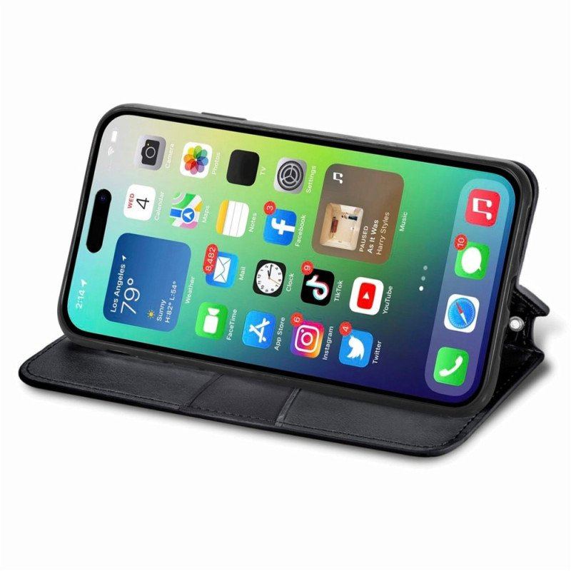 Etui Na Telefon do iPhone 14 Pro Max Etui Folio Plemienne Liście