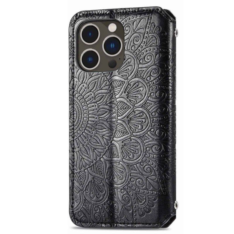 Etui Na Telefon do iPhone 14 Pro Max Etui Folio Plemienne Liście