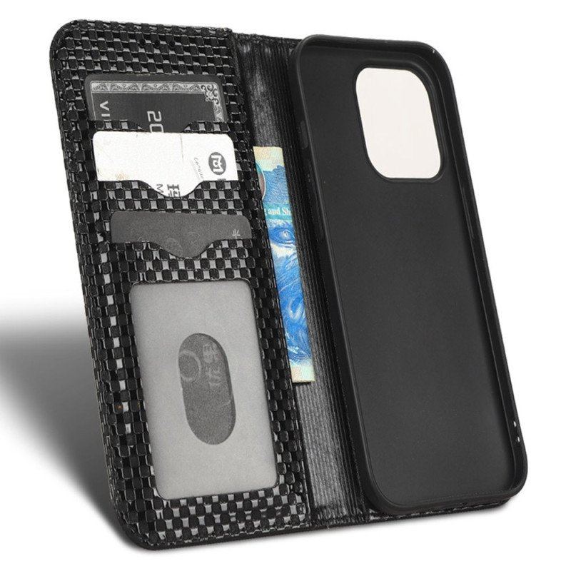 Etui Na Telefon do iPhone 14 Pro Max Etui Folio Teksturowane