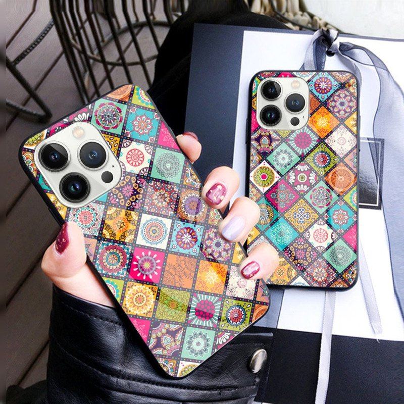 Etui do iPhone 15 Pro Patchwork