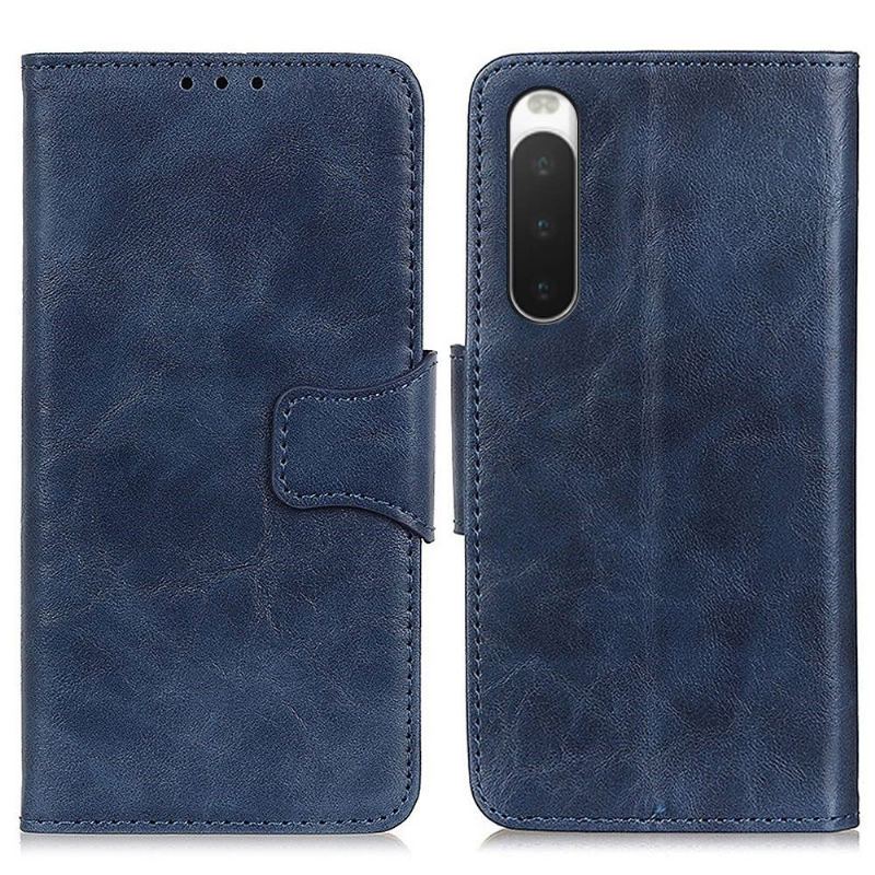 Case do Sony Xperia 10 IV Biznes Edouard Classic Faux Leather