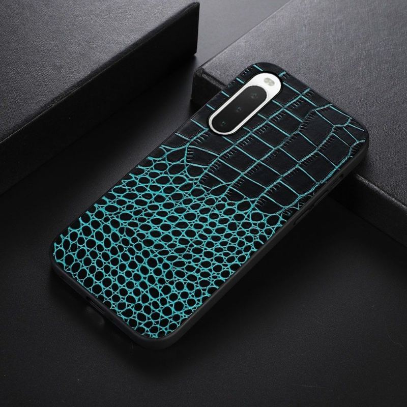 Etui do Sony Xperia 10 IV Colette Croc Effect Skóra