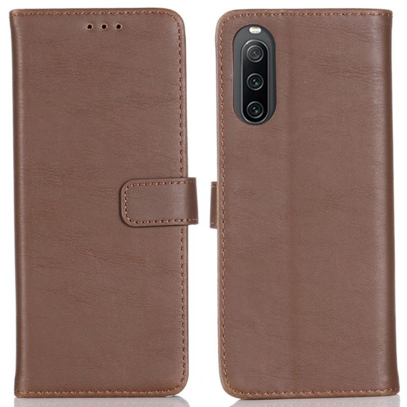 Etui do Sony Xperia 10 IV Etui Folio Retro Faux Leather Folio