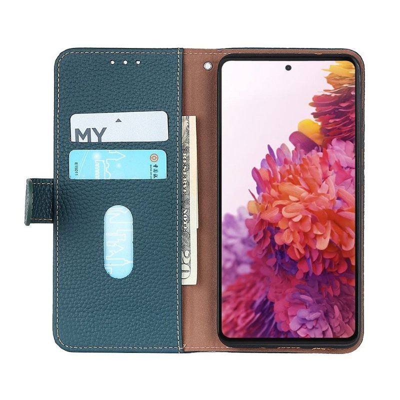 Etui Folio do Sony Xperia 10 IV Classic Khazneh Skóra Ziarnista