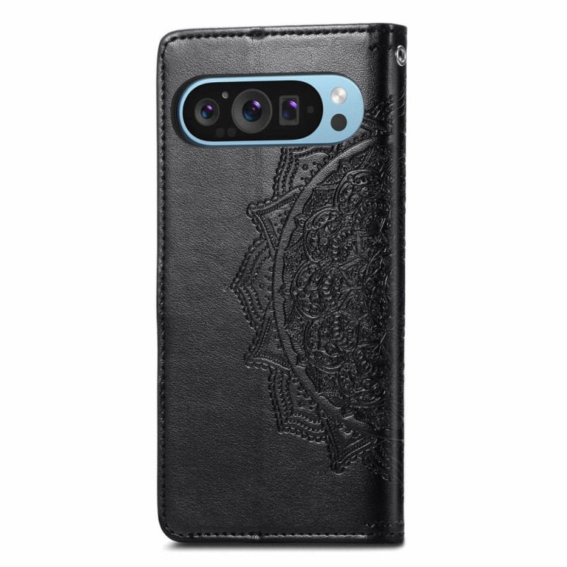 Etui Folio Do Google Pixel 9 Pro Barokowa Mandala Z Paskiem