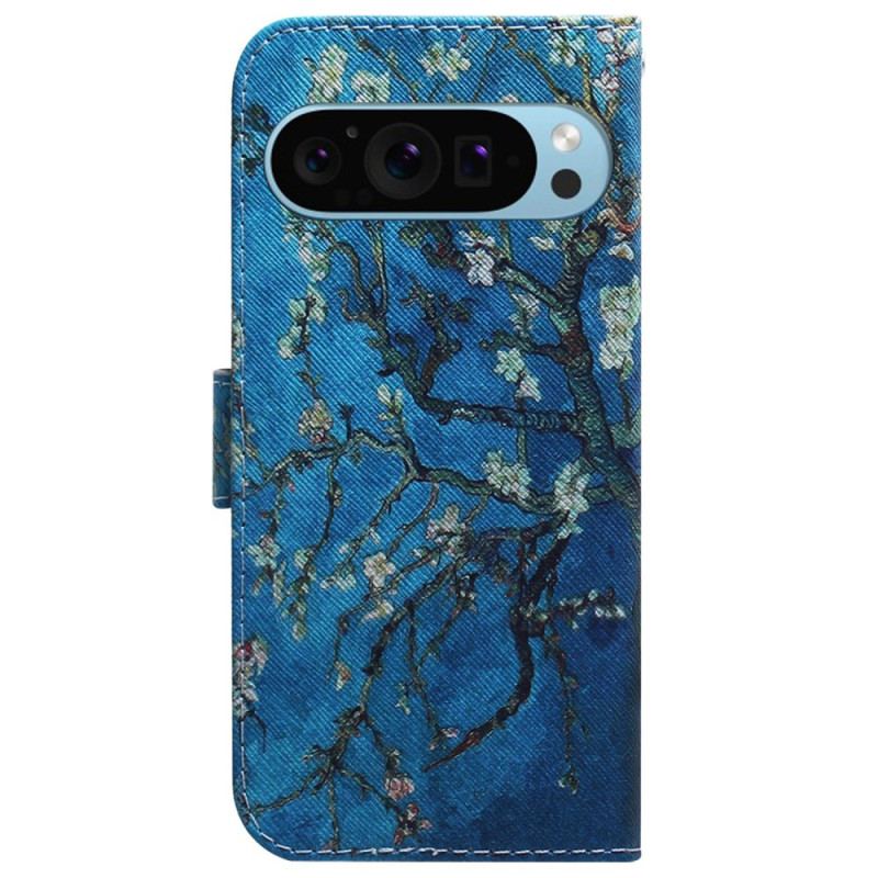 Etui Folio Do Google Pixel 9 Pro Kwiatowa Morela