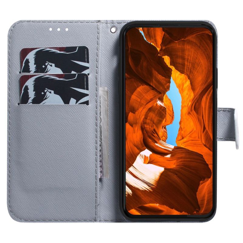 Etui Folio Do Google Pixel 9 Pro Śniący Lew