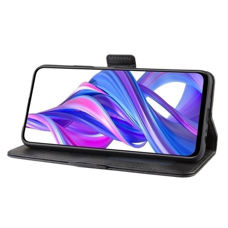 Etui Folio do Honor 9X Pro Portfel Matowy Pokrowiec Ze Sztucznej Skóry