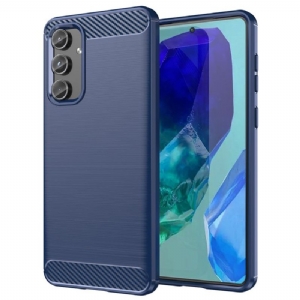 Etui Samsung Galaxy M55 5g Szczotkowane Włókno Węglowe