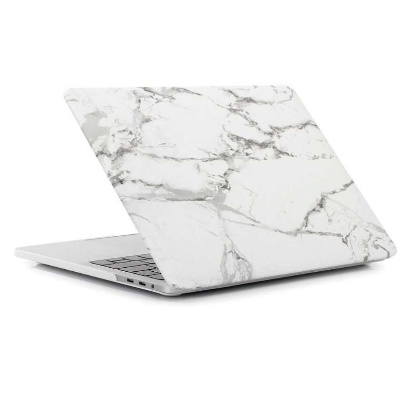 Macbook Pro 15 Case / Marmurowy Pasek Dotykowy — Biały