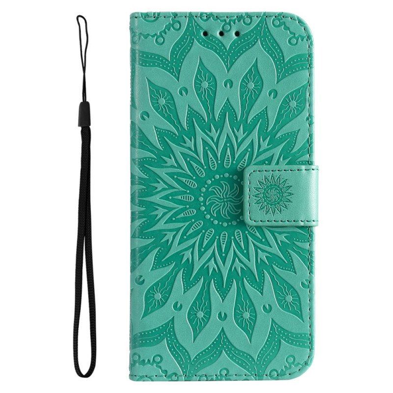 Etui Folio do Vivo Y35 Mandala Sun Ze Smyczą